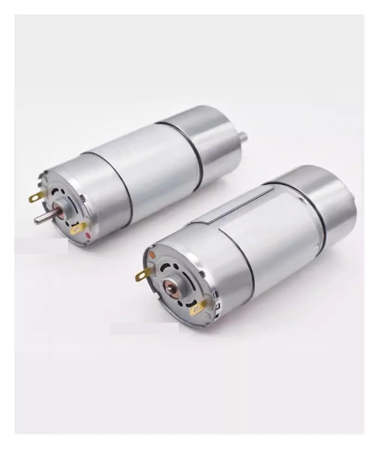 موتور کاهنده DC میکرو JGB37-555 با ولتاژ 12V24V، گیربکس، سرعت پایین، موتور کوچک با قابلیت چرخش به جلو و عقب (12 ولت، 266 دور)