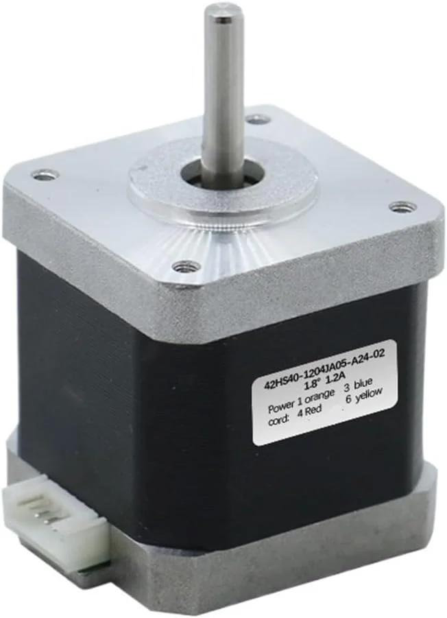 موتور پله ای Nema17 0.4Nm 42HS40 1.2A طول 40mm شفت 5mm 4 سیم برای CNC پرینتر سه بعدی XYZ حکاکی