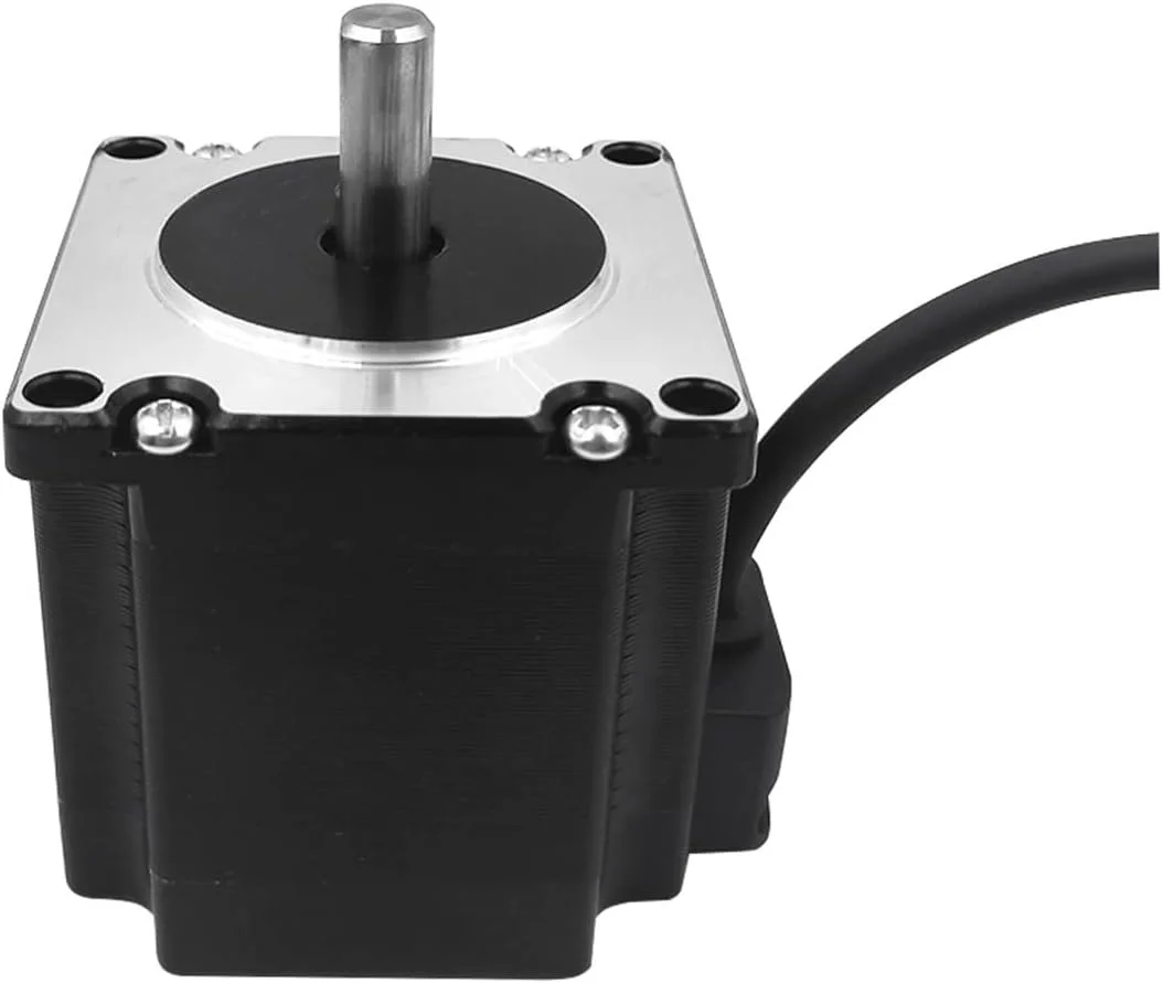 موتور پله ای Nema23 57HS56 دو فاز 4 سیم 1.0N.m 3.0A طول 56mm شفت 8mm برای تجهیزات پرینتر سه بعدی CNC