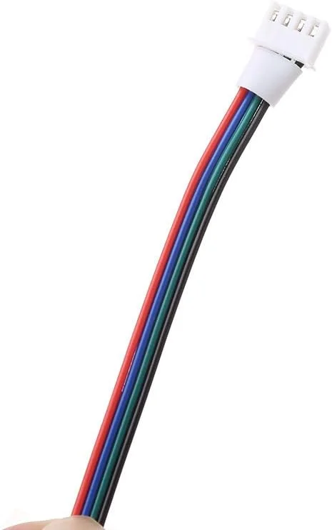 5 عدد کابل موتور چاپگر سه بعدی 1 متری 4 پین مادگی به مادگی سیم موتور اتصال XH2.54 کابل موتور پله ای Nema17