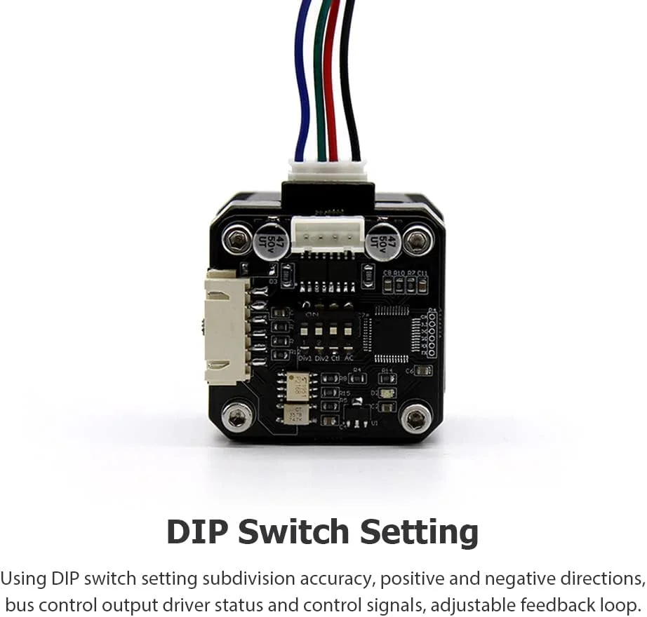 موتور پله‌ای دو فاز 42 با کیت برد درایور 4-1.5 آمپر 1.8 درجه سازگار با پرینتر سه بعدی DIY