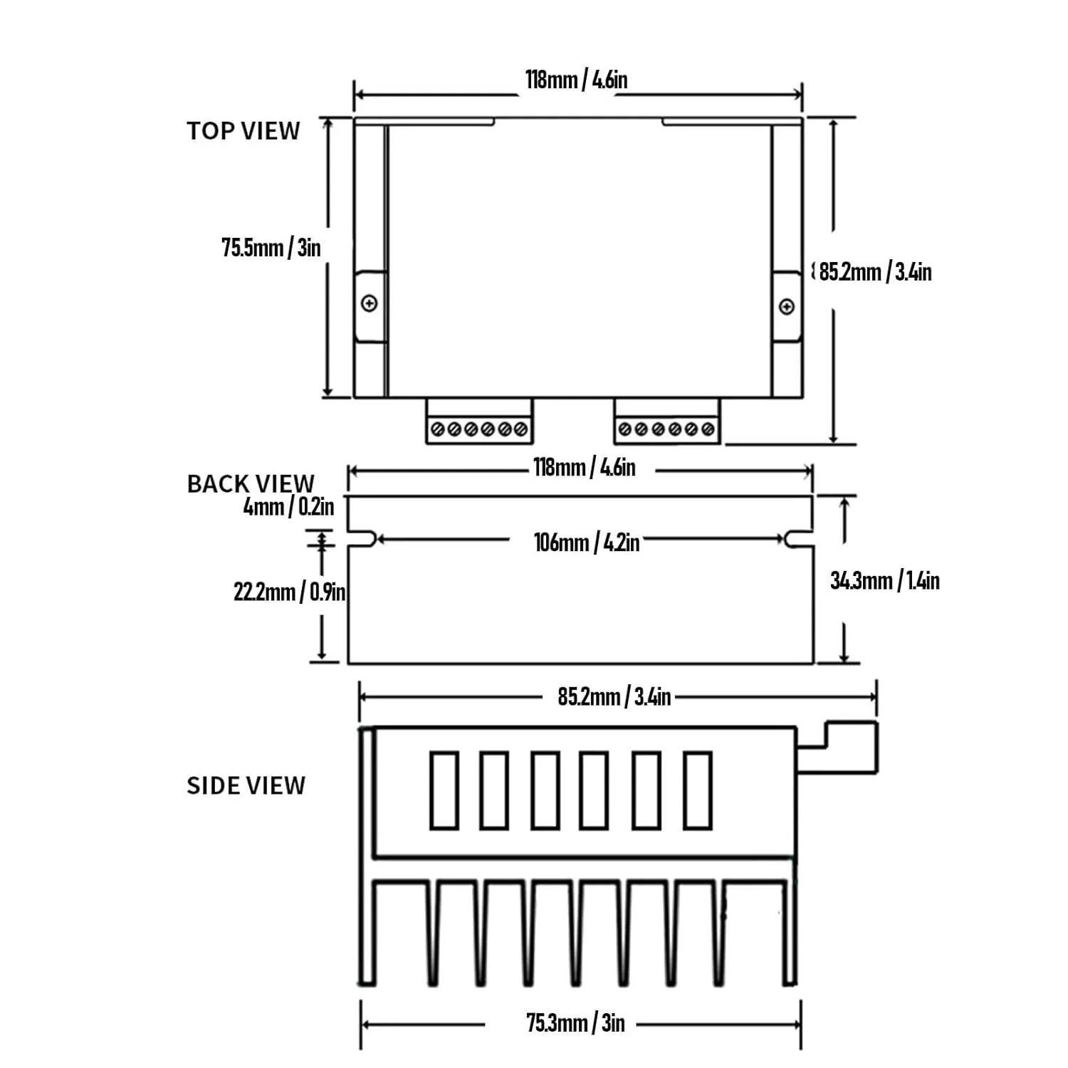 کیت موتور پله‌ای حلقه بسته Hyuduo با درایور میکرو استپ Nema 23 مدل 23HS5628 شفت 8 میلی‌متری 126N.cm 2.8A DM542 برای دستگاه حکاکی CNC، چاپگر سه بعدی و تجهیزات اتوماسیون