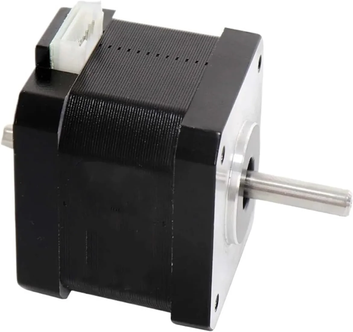 موتور پله‌ای دو شفت 1.6 آمپر 45N.CM 40 میلی‌متر 17HS4401S-SZ برای دستگاه CNC، دستگاه فرز حکاکی و پرینتر سه بعدی