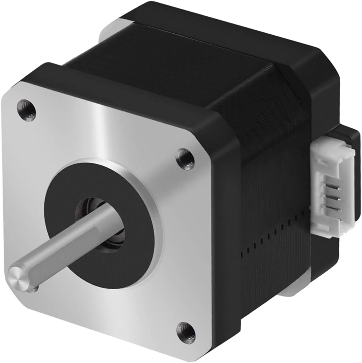 موتور پله ای 42 دو فاز با زاویه پله 0.9 درجه و نویز کم مدل 17HS4401S به همراه کابل 1 متری برای CNC و پرینتر سه بعدی