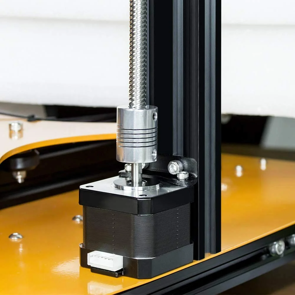 موتور پله ای Nema 17 مدل 42x38mm 17HS4401 با جریان 1.5 آمپر و ولتاژ 3.8 ولت، 2 فاز، 4 سیم، 1.8 درجه به همراه کابل 1 متری برای موتورهای پرینتر سه بعدی