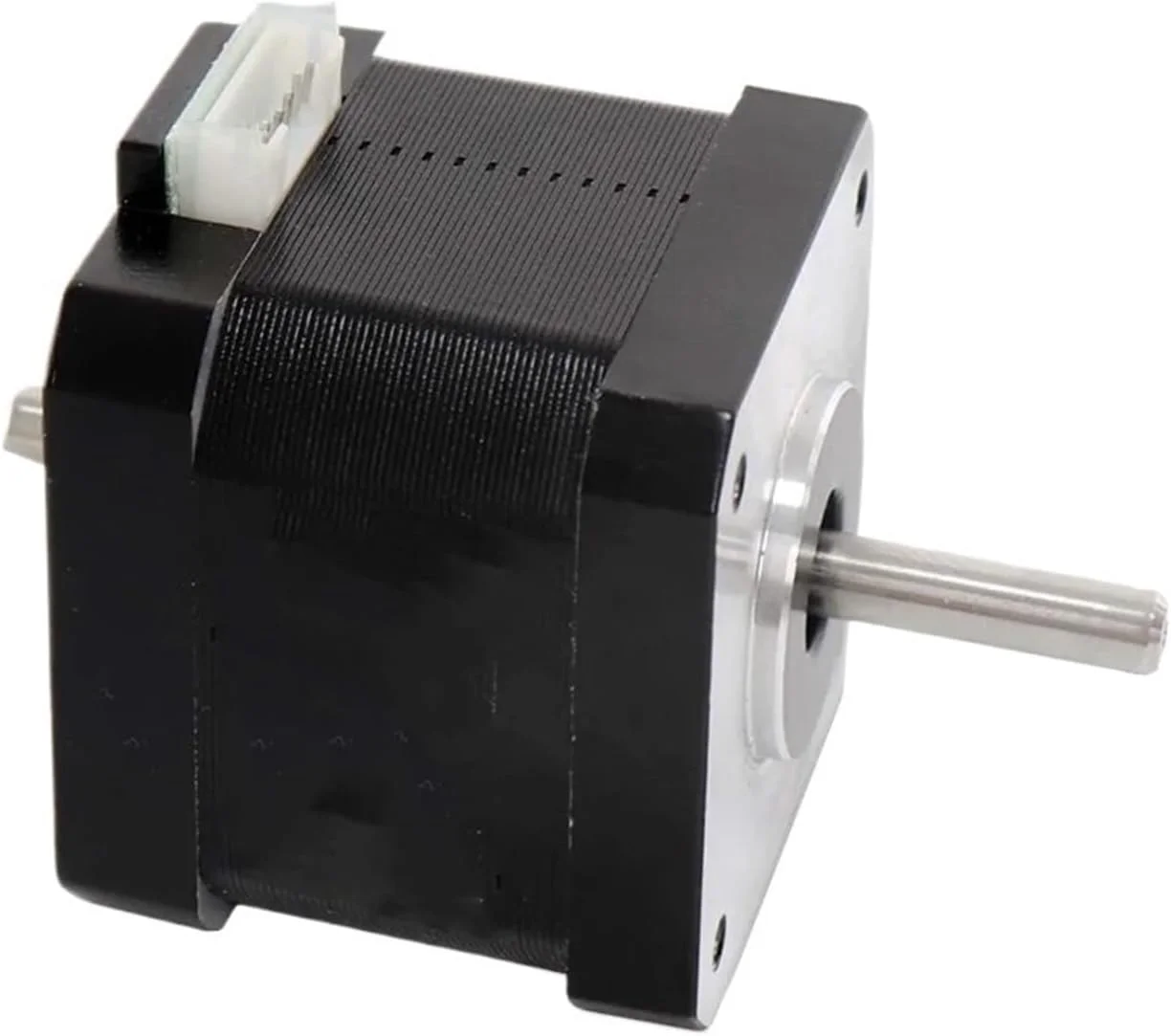 موتور پله‌ای دو شفت 1.6 آمپر 45N.CM 40 میلی‌متر 17HS4401S-SZ برای دستگاه CNC، دستگاه فرز حکاکی و پرینتر سه بعدی