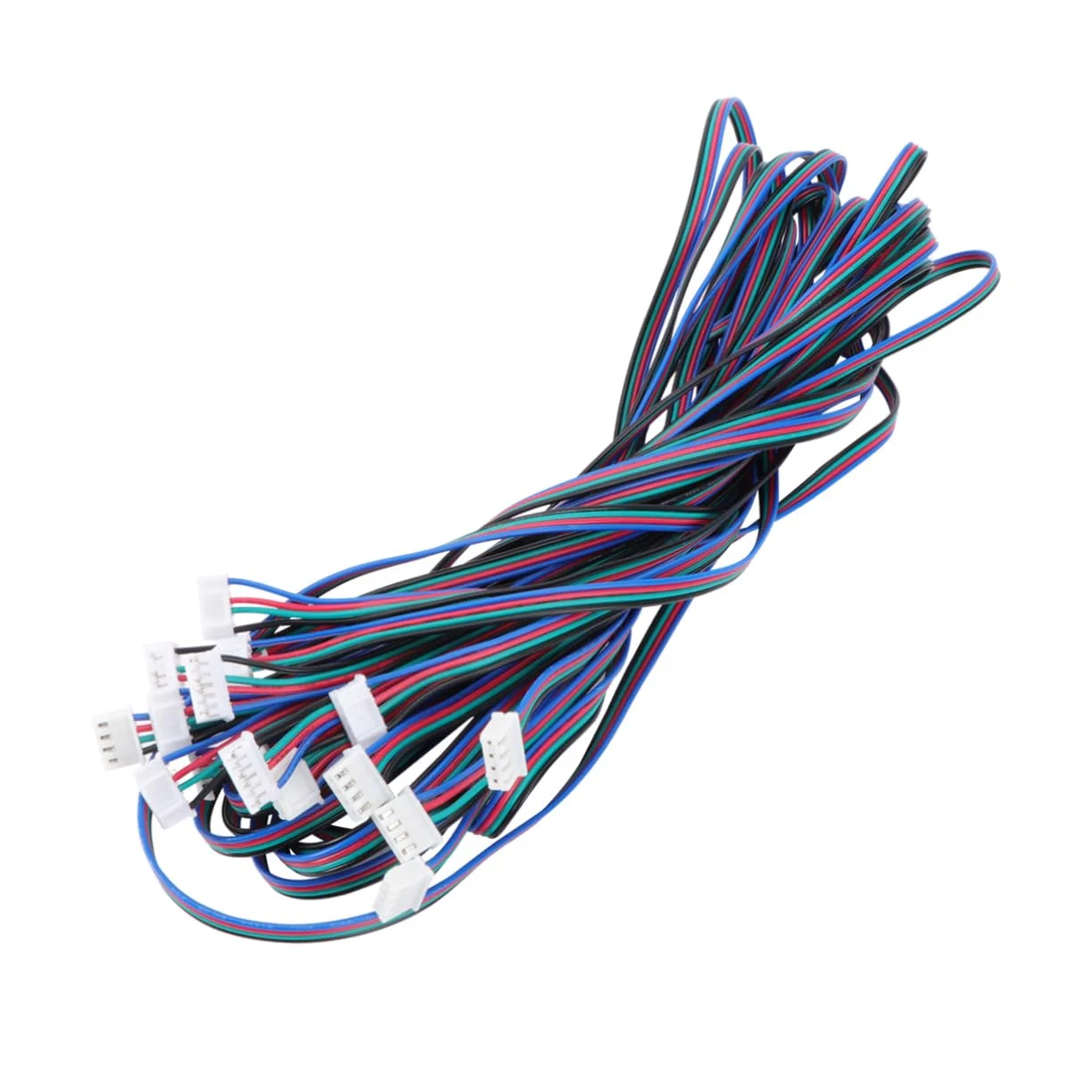 کابل موتور 1 متری .54 به کانکتور ترمینال 6 پین برای قطعات پرینتر سه بعدی CNC، رنگ تصادفی