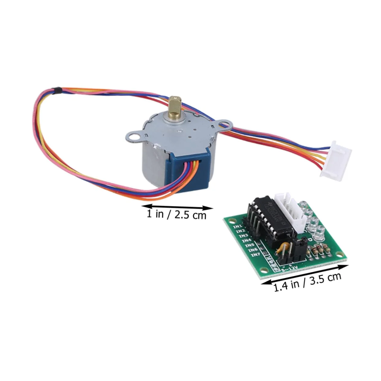 Homoyoyo ۴ ست موتور پله‌ای ۵ ولت با برد درایور ULN2003 برای کیت قطعات پرینتر سه بعدی