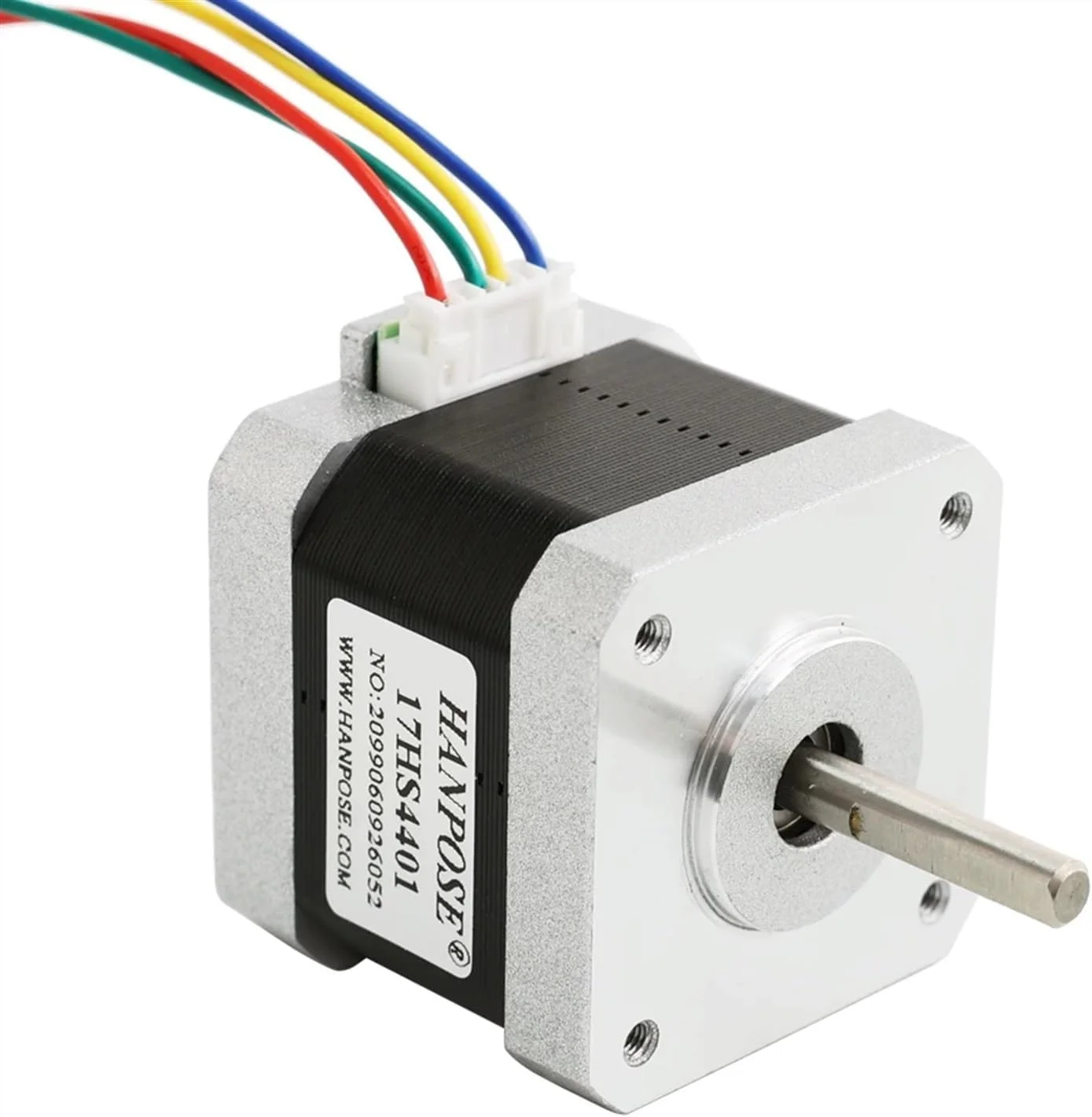 موتور پله‌ای غیر اسیر Nema17 با ارتفاع 40 میلی‌متر، 4 سیم، موتور 42، موتور 17، 1.5 آمپر، 40N.CM مدل 17HS4401 برای موتور پرینتر سه بعدی (1 عدد 17HS4401)