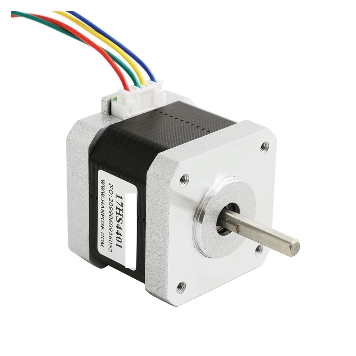 موتور پله‌ای غیر گیرنده Nema17 با ارتفاع 40 میلی‌متر، موتور 42، موتور Nema 17، 1.5 آمپر، 40N.CM مدل 17HS4401 برای موتور پرینتر سه بعدی و CNC XYZ (مدل 17HS4401 یک عدد)