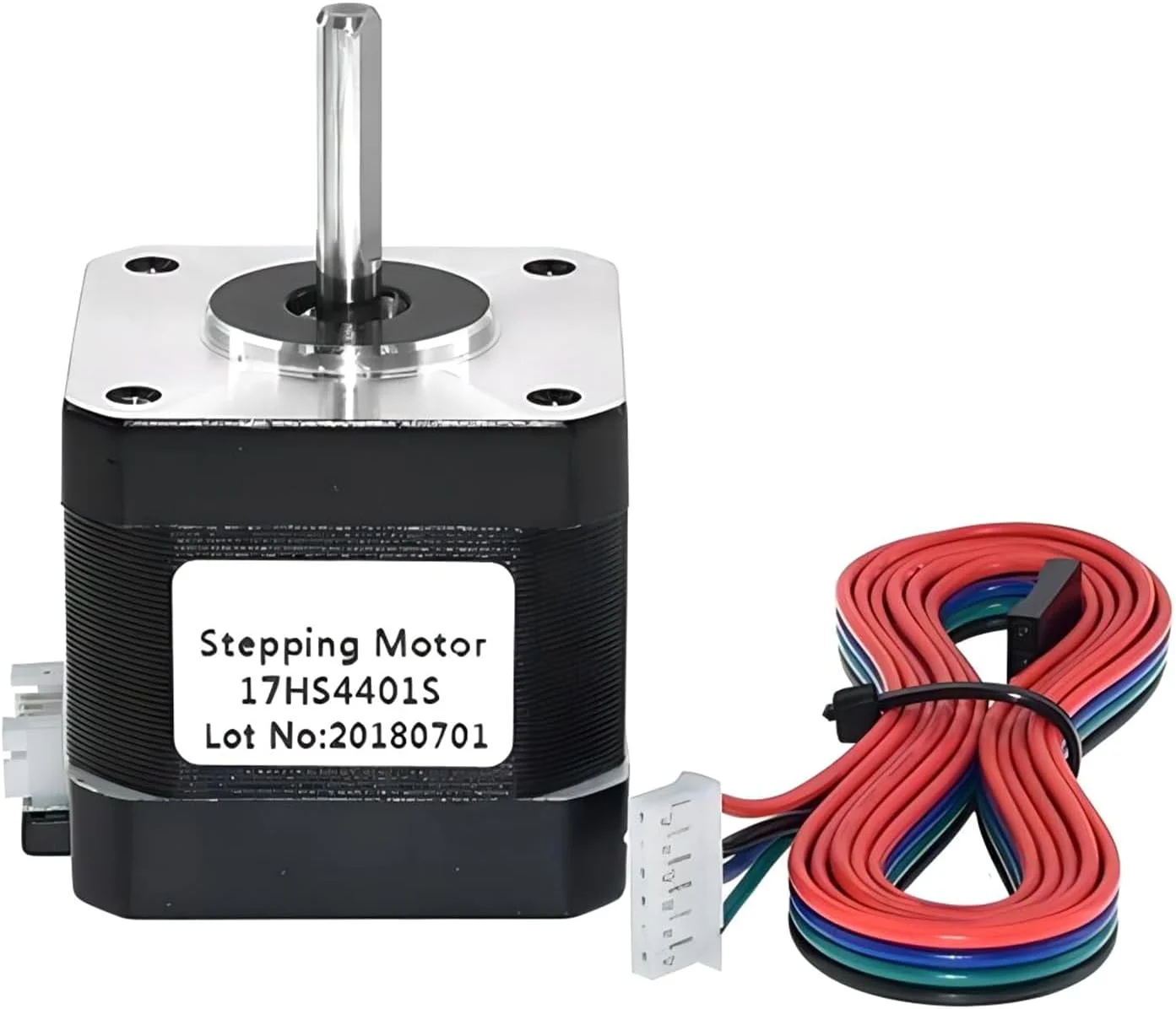 موتور پله ای 42 مدل 17HS4401S NEMA17 با 4 سیم، دو فاز، کم صدا برای پرینترهای سه بعدی