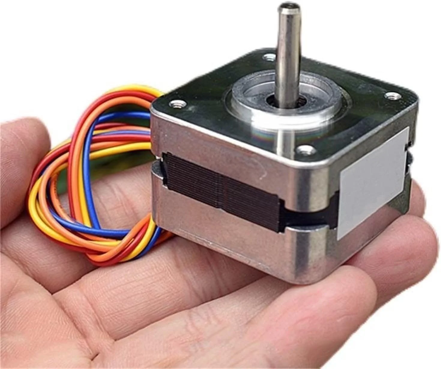 کنترلر درایور GTPBAO موتور پله ای دو فاز 4 سیم 12 ولت 24 ولت Nema 17 شفت 5 میلی متری 42x42x26.5 میلی متر موتور پله ای برای پرینتر سه بعدی دستگاه CNC