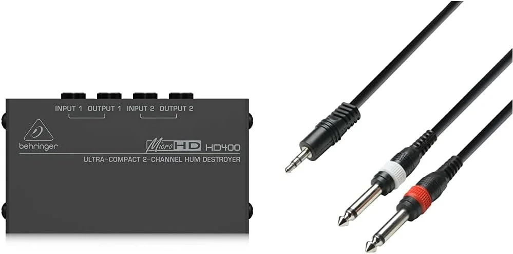 از بین برنده نویز 2 کاناله فوق فشرده Behringer MICROHD HD400