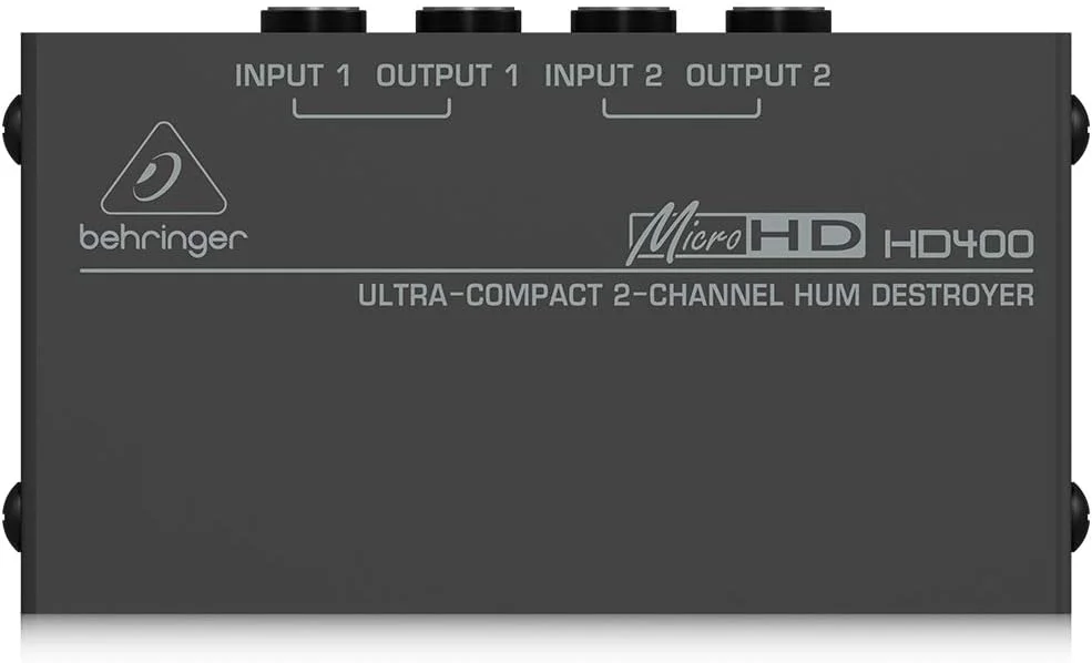 از بین برنده نویز 2 کاناله فوق فشرده Behringer MICROHD HD400