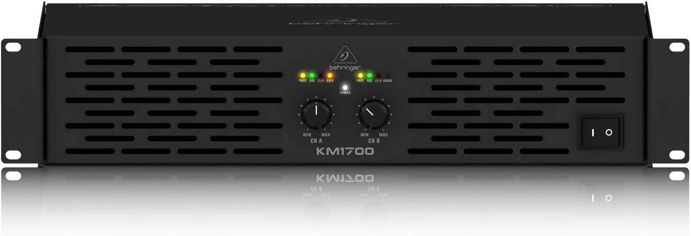 آمپلی فایر استریو 1700 واتی حرفه ای Behringer KM1700 با ATR (پاسخ گذرا تسریع شده)