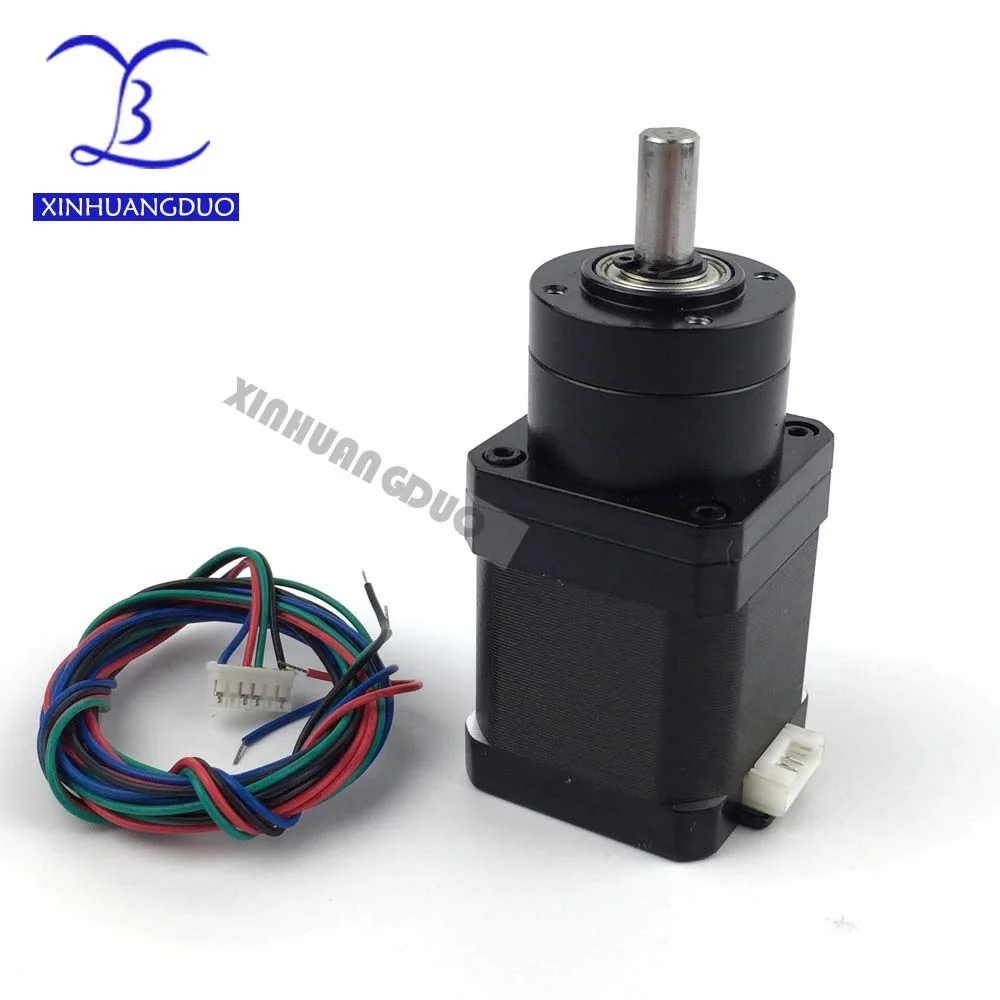 گیربکس سیاره ای با نسبت دنده 5:1 موتور پله ای 34 میلی متری Nema 17 گیربکس سیاره ای موتور پرینتر سه بعدی