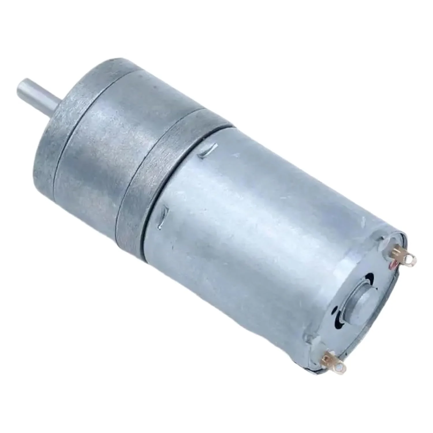 یک عدد موتور کاهنده DC برس دار GA25-370، قابلیت افزایش سرعت و چرخش معکوس، 6V12V24V با گشتاور بالا (282 دور در دقیقه، 12 ولت)