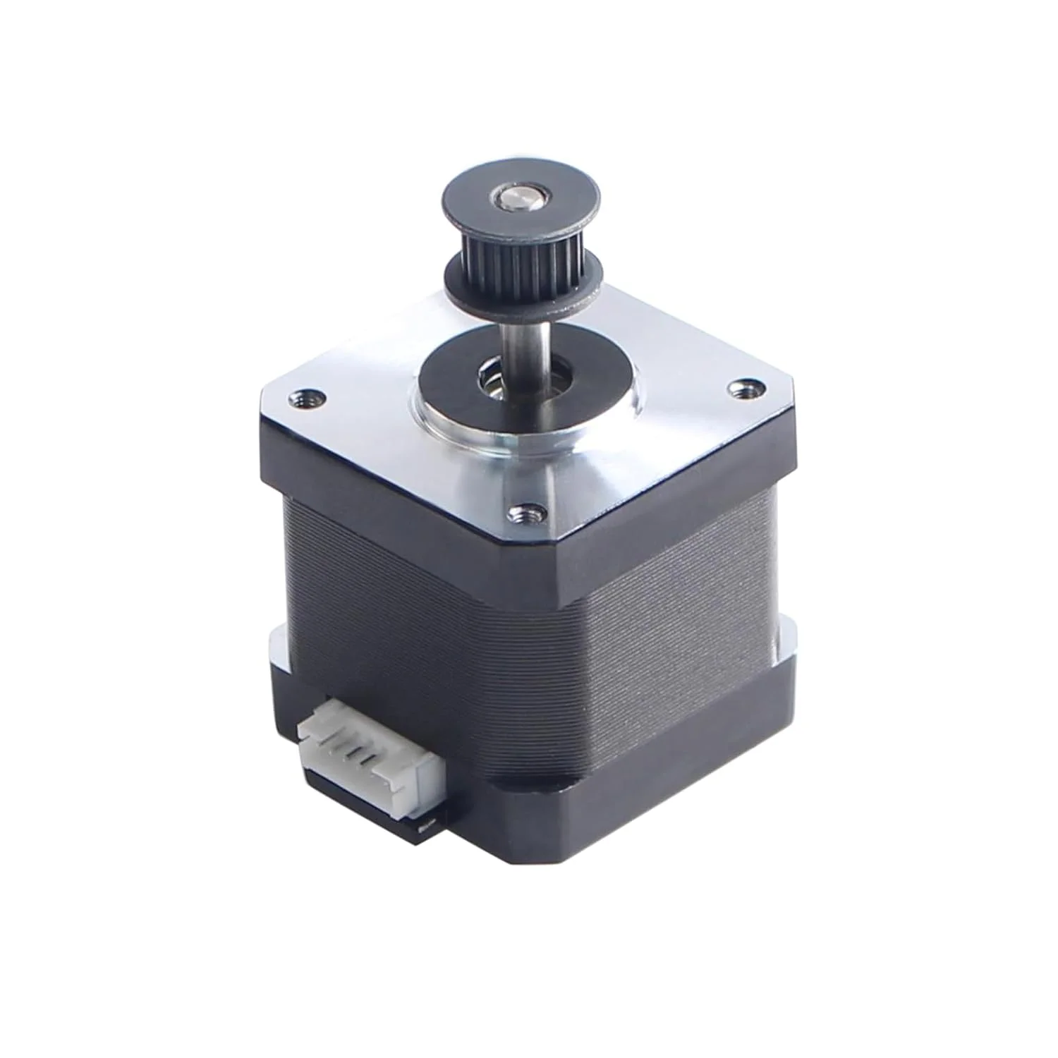 لوازم جانبی پرینتر سه بعدی FYSETC - جایگزینی موتور محور Z مدل Crealty K1: موتور پله ای Nema 17 مدل K1C با بدنه 42-40 میلی متر، زاویه پله 1.8 درجه، 1.0 آمپر، 2 فاز به همراه چرخ تسمه تایم 2GT برای قسمت محور Z