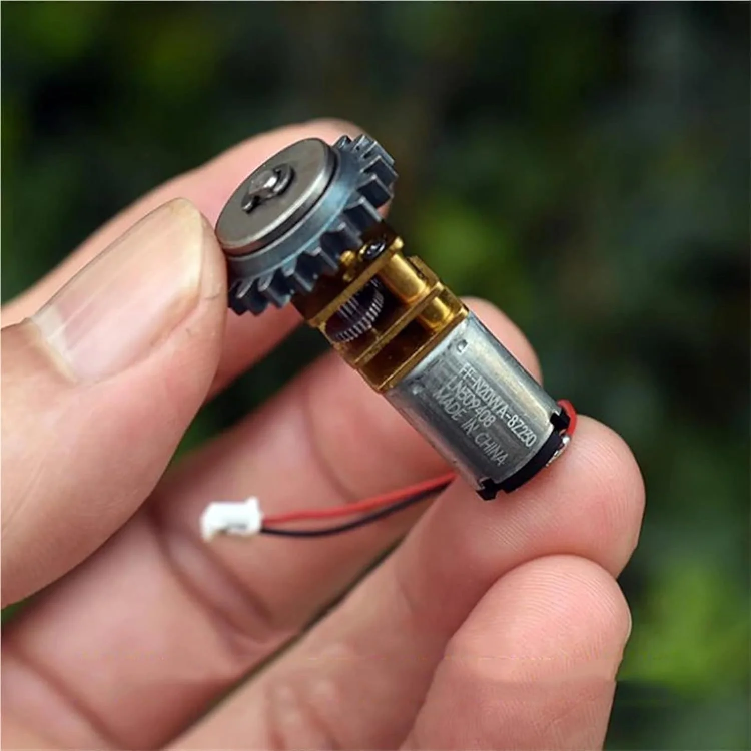 موتور گیربکس فلزی کوچک GA12-N20 با گیربکس 12 میلی متری DC 5V 6V با سرعت پایین 93RPM-115RPM، 1 عدد