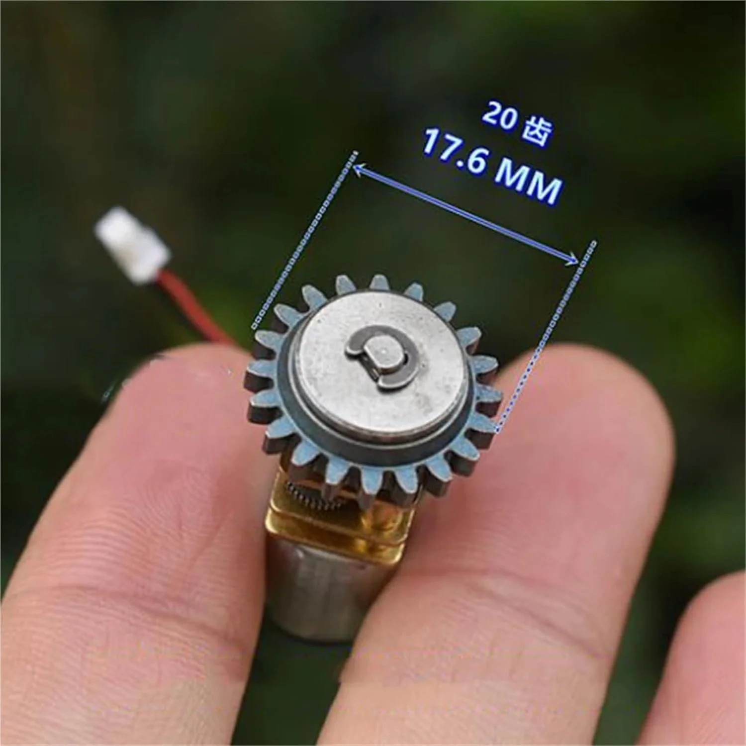 موتور گیربکس فلزی کوچک GA12-N20 با گیربکس 12 میلی متری DC 5V 6V با سرعت پایین 93RPM-115RPM، 1 عدد