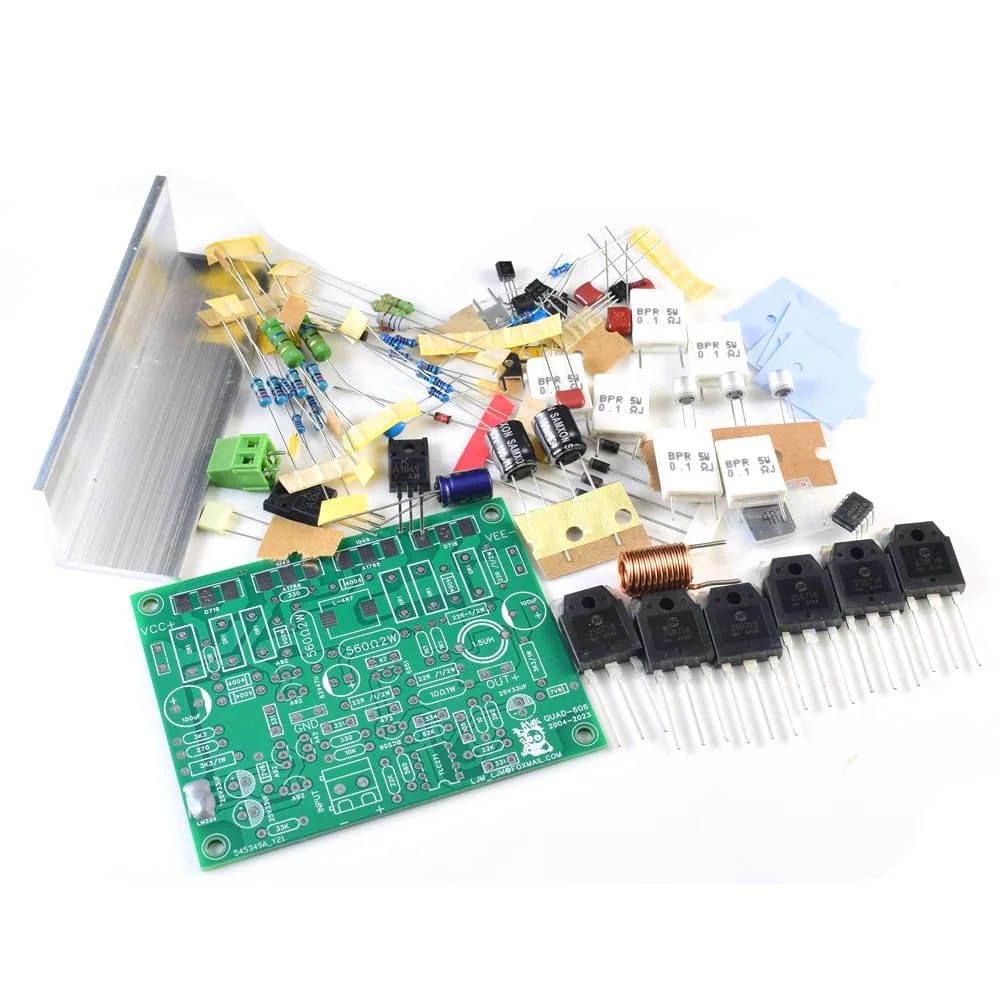 کیت آمپلی فایر تک کاناله QUAD606 DC+-45V 100mA با 6 ترانزیستور