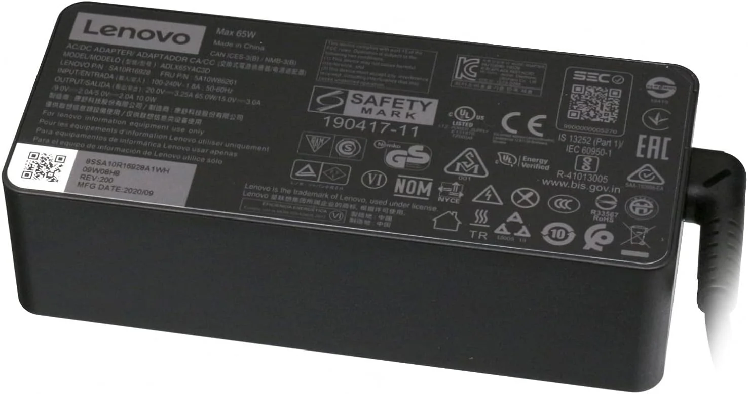 شارژر 65 واتی USB-C لنوو ThinkPad T495 اورجینال