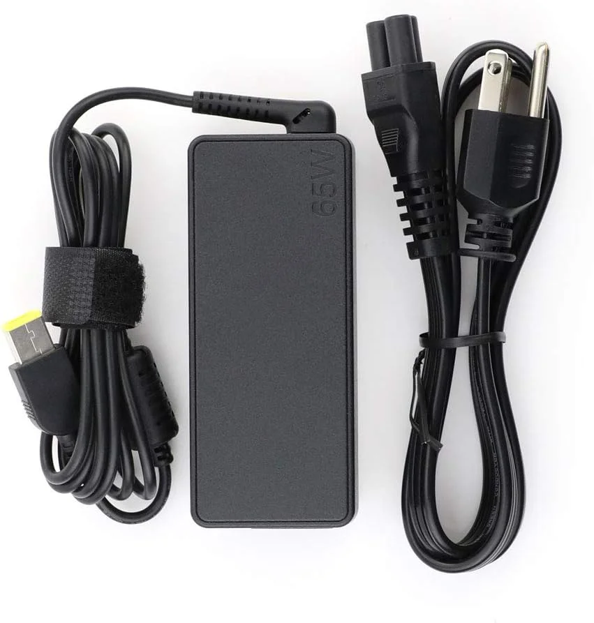 شارژر لپ تاپ اصلی لنوو ThinkPad 65W 20V 3.25A با نوک باریک مدل ADLX65NCC3A آداپتور AC منبع تغذیه برای Lenovo ThinkPad