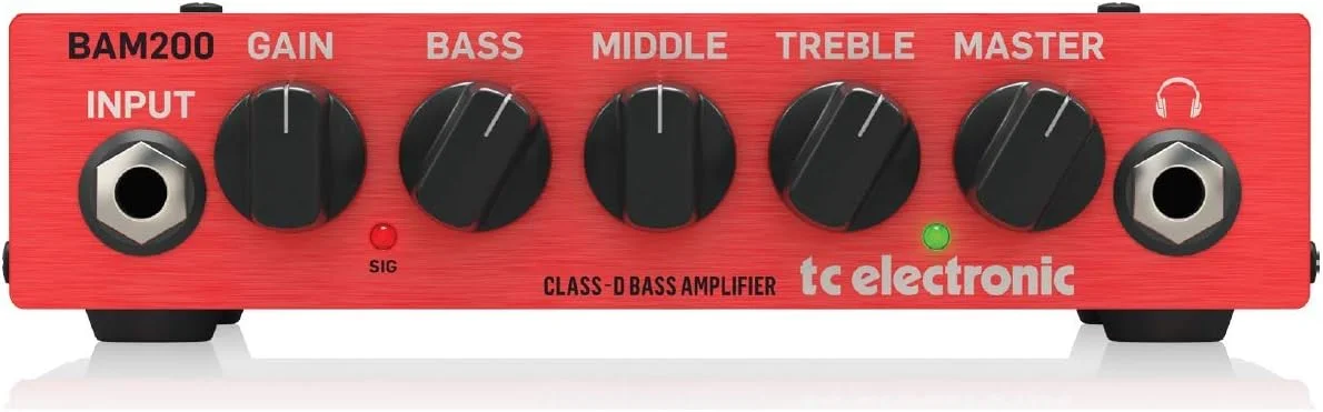 آمپلی فایر هد باس 200 واتی فوق العاده جمع و جور TC Electronic BAM200 با فناوری تقویت کننده کلاس D