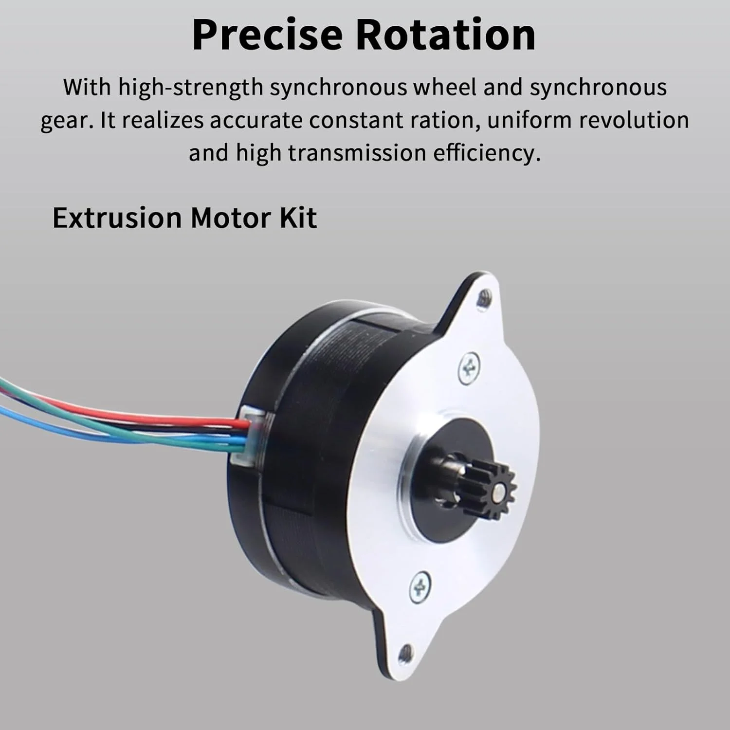 موتور اکسترودر FYSETC Crealty K1 Max - موتور پله‌ای پنکیک 36 میلی‌متری اصلی: دنده 12 دندانه 1.8 درجه برای کیت اکستروژن درایو مستقیم هات‌اند K1، قطعات پرینتر سه بعدی