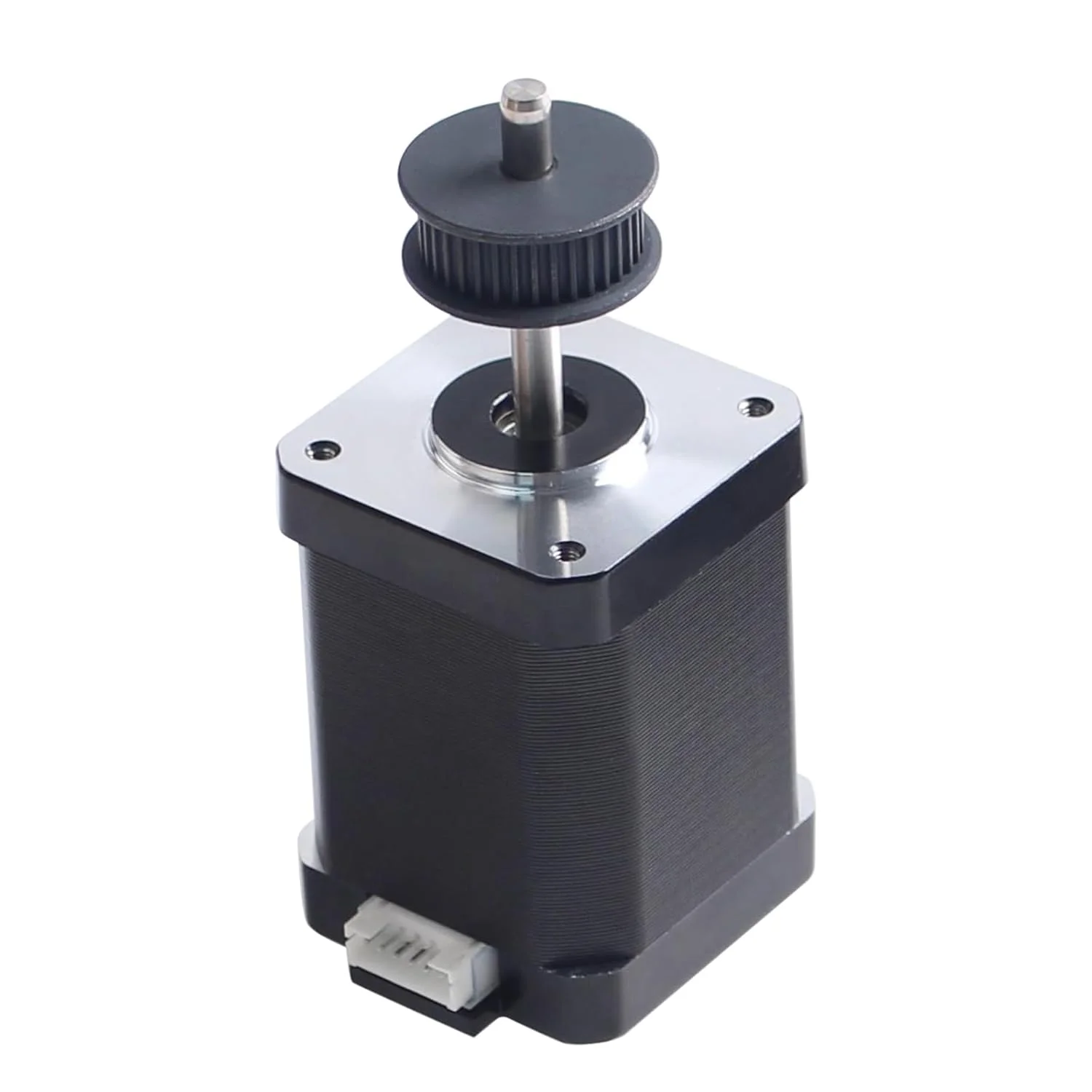 موتور جایگزین FYSETC Crealty K1 Max - موتور پله ای K1 42-60: موتور پله ای Nema 17 بدنه 42x60 میلی متر زاویه پله 1.8 درجه 2.0 آمپر 2 فاز با قرقره چرخ تسمه سنکرون برای لوازم جانبی پرینتر سه بعدی محور X