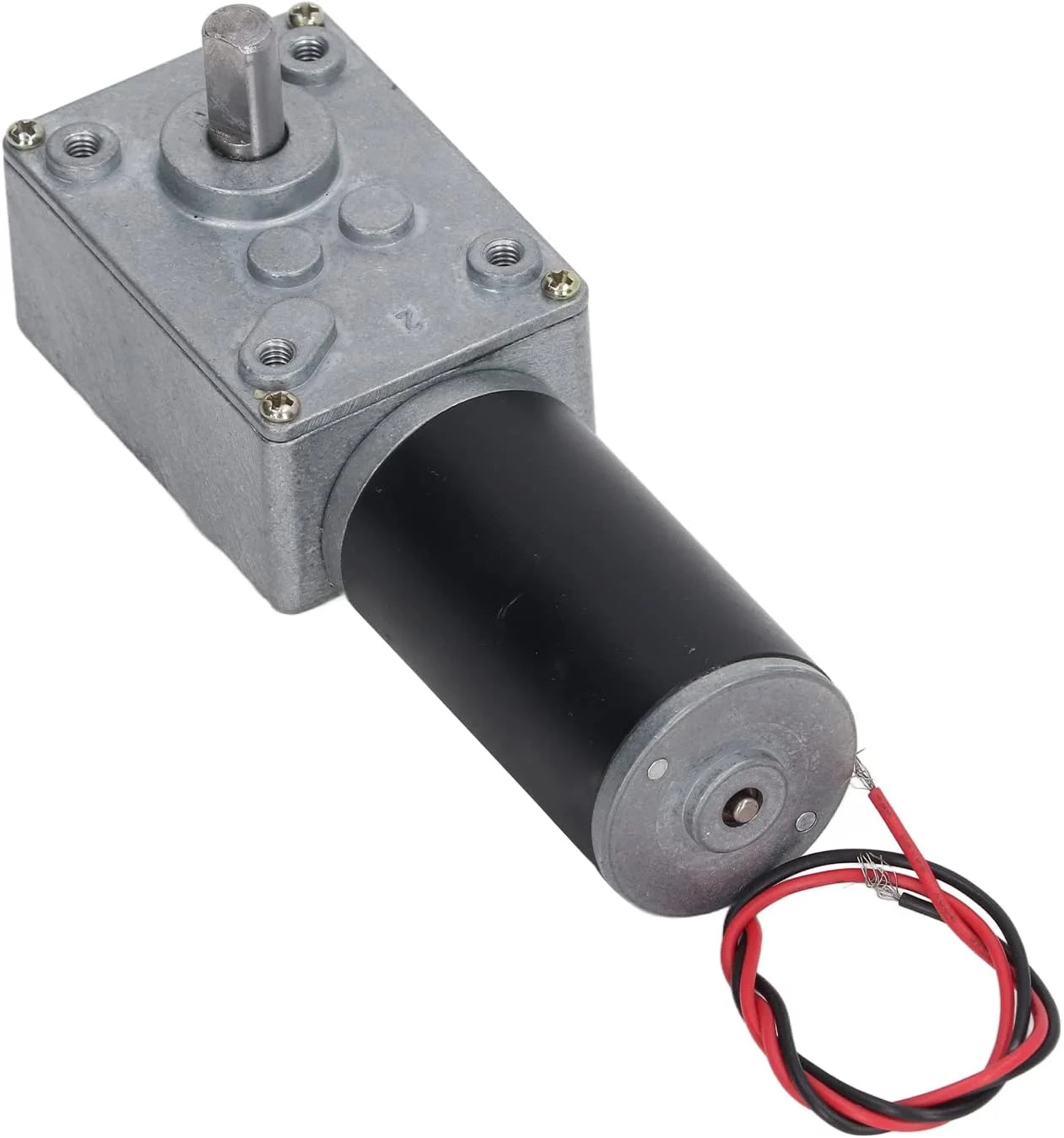 موتور گیربکس DC 24 ولت FTVOGUE با شفت تکی کاهنده CCW برای دستگاه شمارش چاپگر (5 دور در دقیقه)، موتور دنده دار