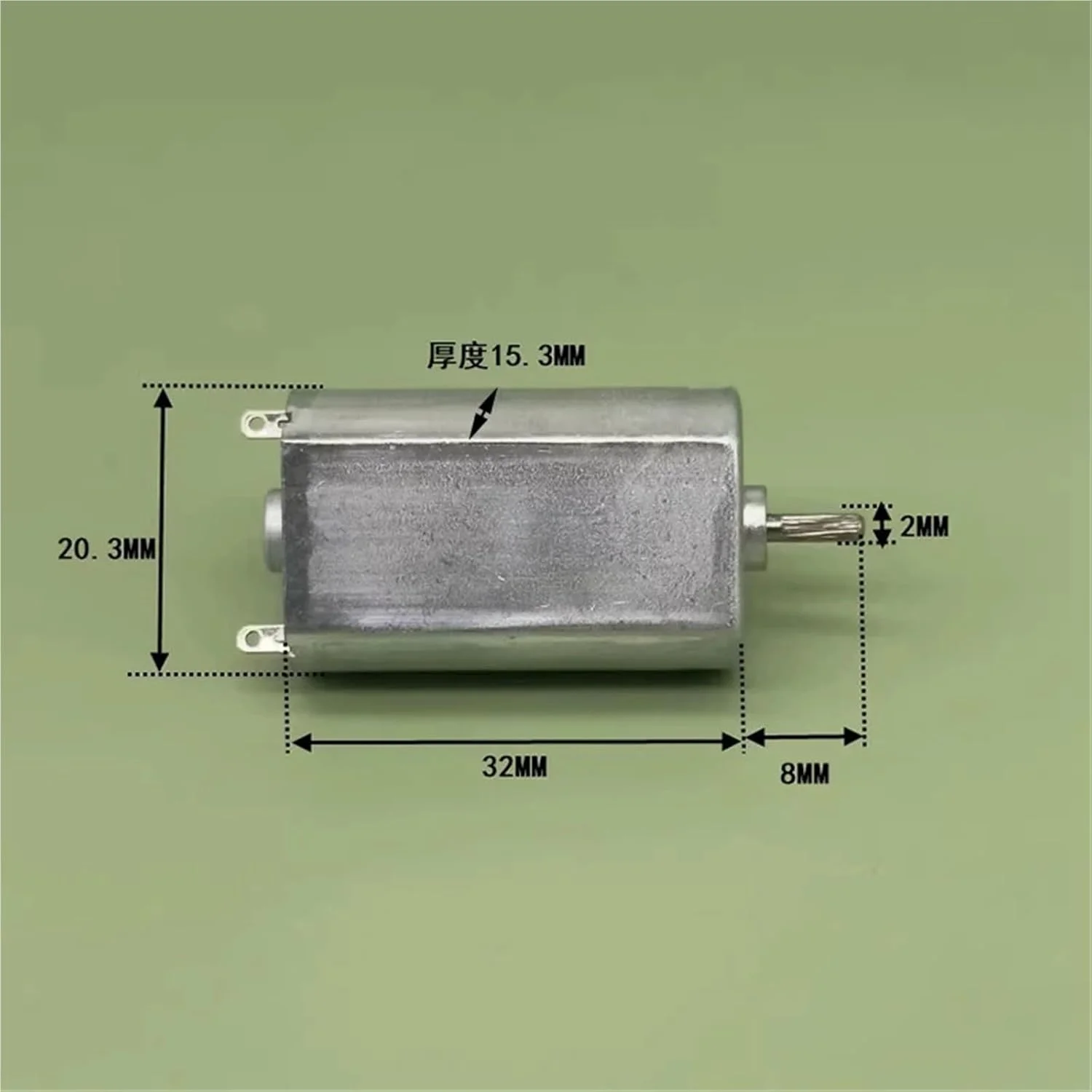 موتور الکتریکی کوچک FK-180SH DC3V 6V 7.4V 9V 12V 15000RPM برس فلزی سرعت بالا 20 میلی متر شفت آجدار 1 عدد