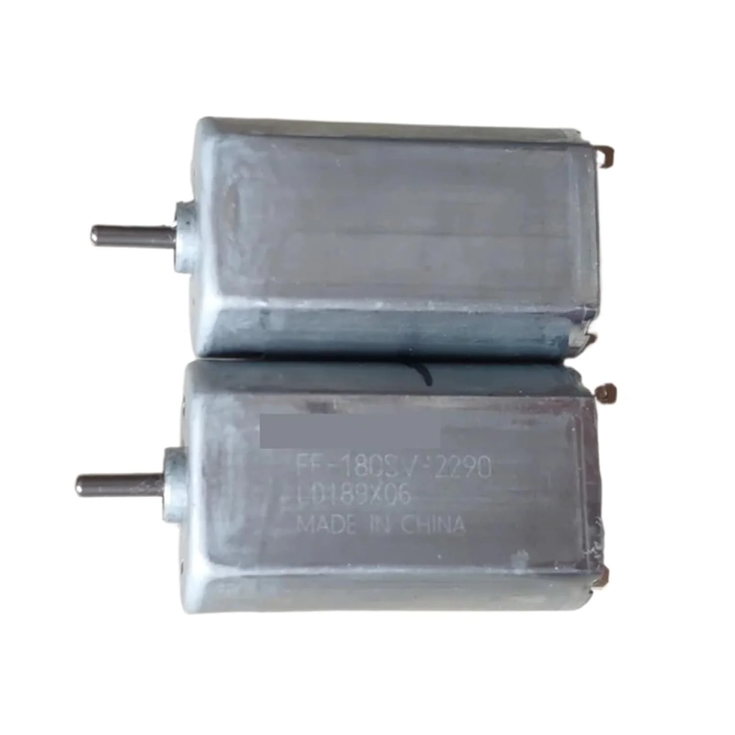 موتور DC مدل FF-180SV-2290 با ولتاژ 3 تا 6 ولت، سرعت 6000 تا 12000 دور در دقیقه، برس فلزی، قطر شفت 2 میلی متر - 1 عدد