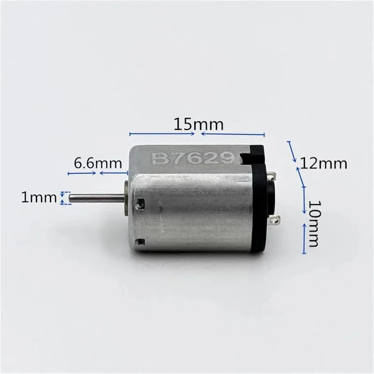 موتور الکتریکی DC مینی FF-N20-09205، ۱۲mm*۱۰mm، ۱۶۵۰۰ دور در دقیقه، ۳V-۵V، ۱ عدد