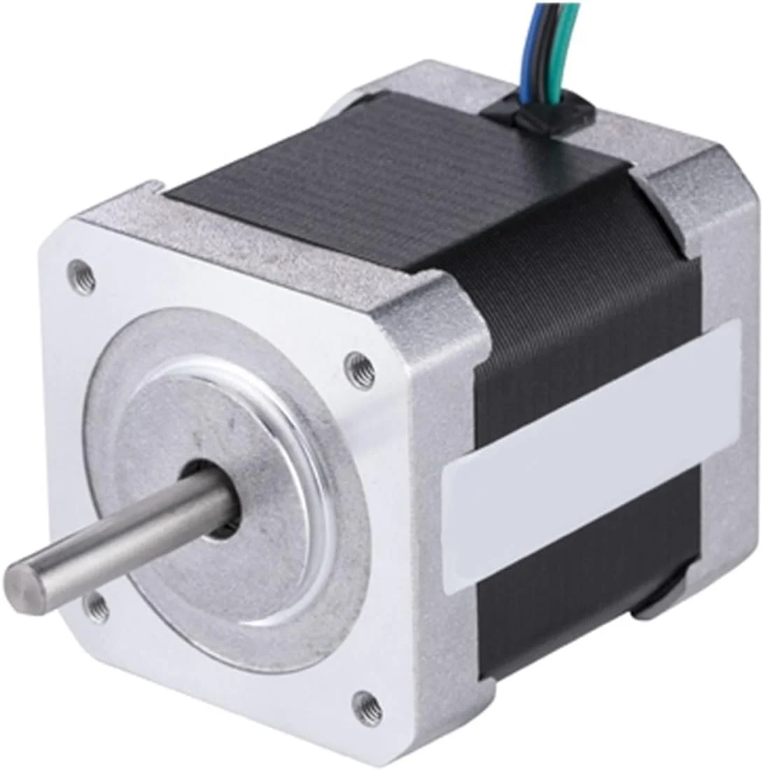 موتور پله ای Nema17، 42 میلی متر، 2 فاز، 0.3 نیوتن متر، 1.5 آمپر، 4 سیم برای پرینتر سه بعدی CNC