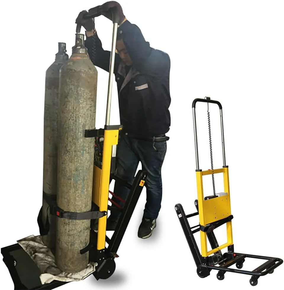 چرخ دستی برقی پله رو برای حمل و نقل و توزیع کالا، ظرفیت 200 کیلوگرم