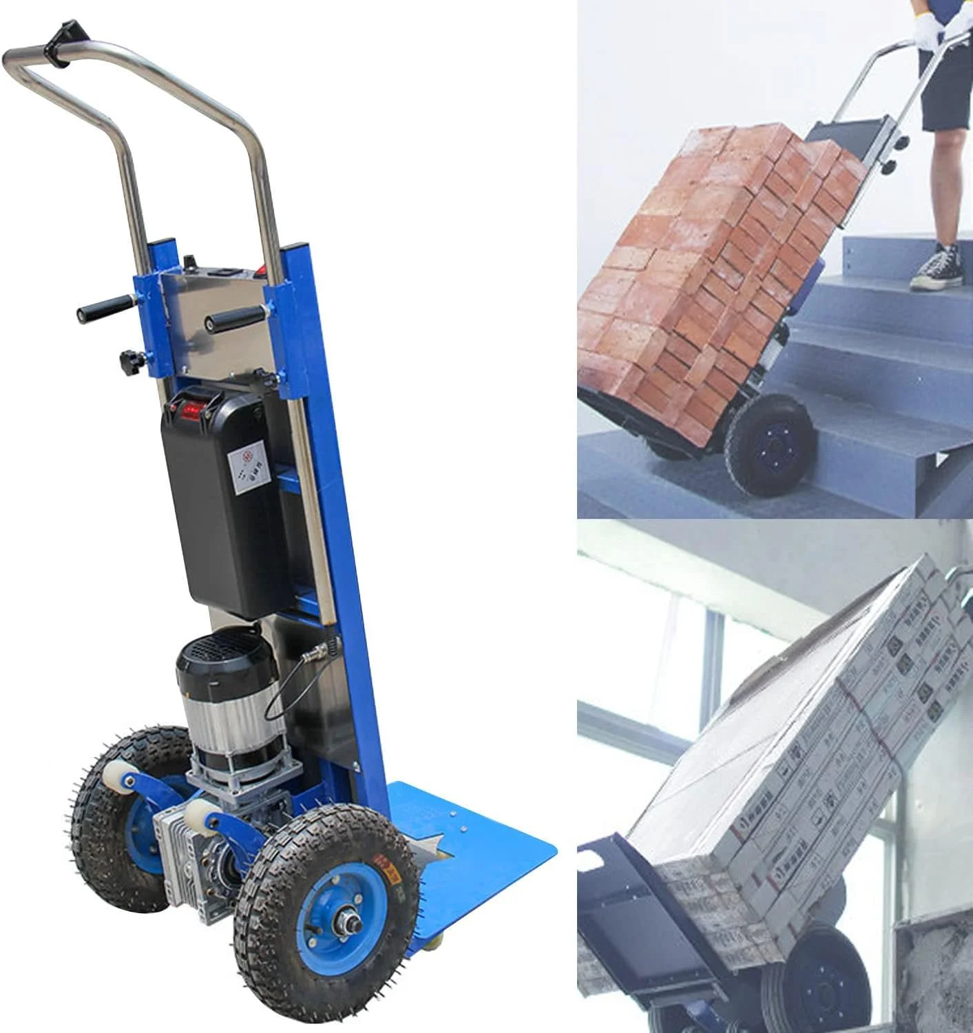 چرخ دستی پله‌رو برقی مدل Heavy Duty ظرفیت 440 پوند