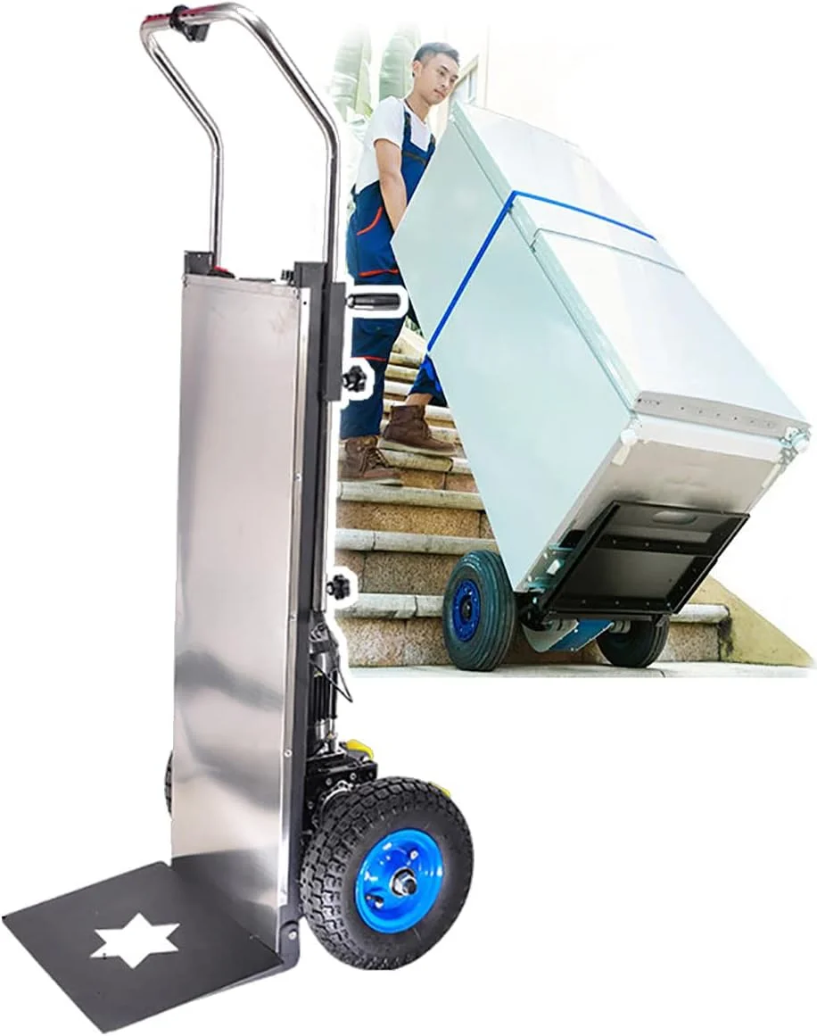 چرخ دستی برقی، چرخ دستی حمل بار پله رو برقی، چرخ دستی پله رو صرفه جویی در کار با ظرفیت بار 400 کیلوگرم با دسته تلسکوپی (115-165 سانتی متر)، موتور براشلس 1200 وات، باتری قابل جابجایی (48 ولت/36 آمپر ساعت) چرخ دستی برقی، چرخ دستی حمل بار پله رو برقی، چرخ دستی پله رو صرفه جویی در کار با ظرفیت بار 400 کیلوگرم با دسته تلسکوپی (115-165 سانتی متر)، موتور براشلس 1200 وات، باتری قابل جابجایی (48 ولت/36 آمپر ساعت)