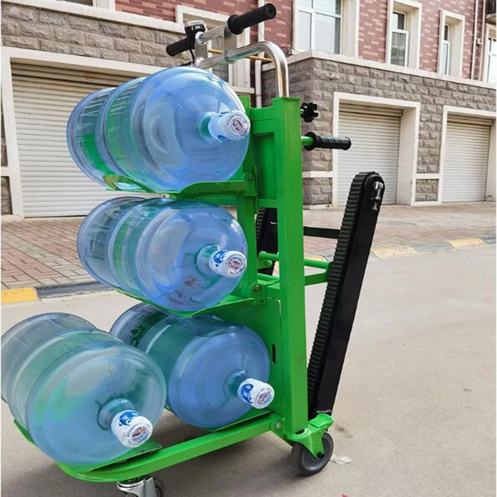 چرخ دستی برقی پله رو، چرخ دستی متحرک برقی پله رو 1000 وات، حداکثر ظرفیت بار 120 کیلوگرم، با باتری قابل جابجایی، مناسب برای جابجایی مبلمان، آب، تحویل سریع