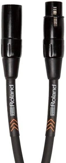 کابل میکروفون متقارن سری مشکی رولند، طول: 3 متر - RMC-B10 مشکی