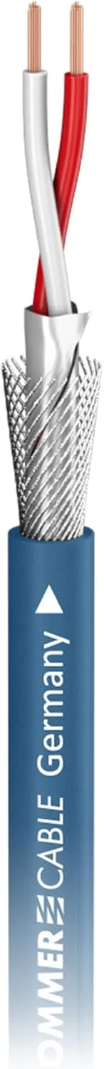کابل میکروفون شیلددار Sommer Cable SC GOBLIN OFC 2 x 0,14mm² (آبی) - متری