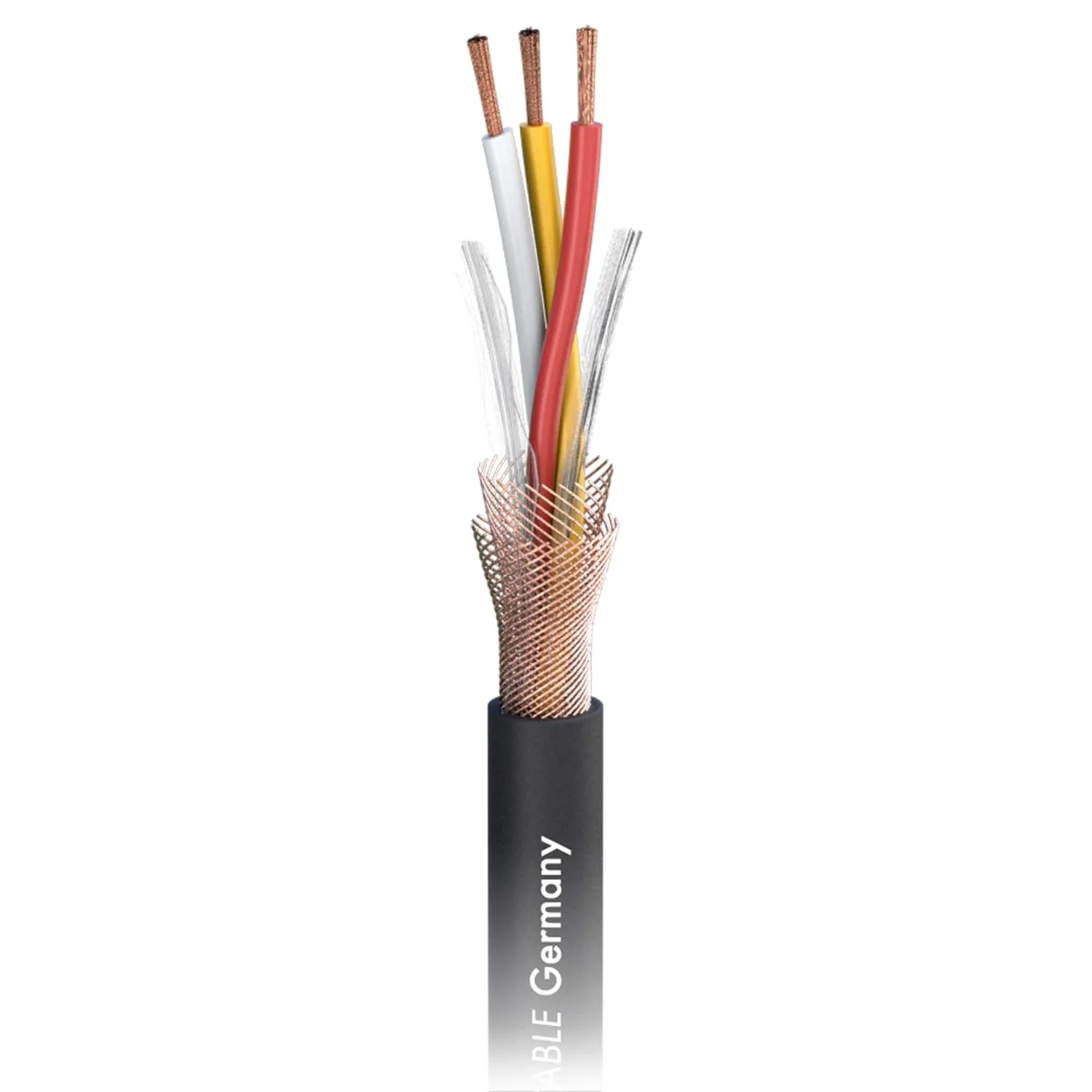 کابل میکروفون Sommer Cable SC-Symbiotic 3، سه رشته 0.20 میلی‌متر مربع، TPE انعطاف‌پذیر، متقارن، بدون هالوژن، متراژ سفارشی (از 1 متر)