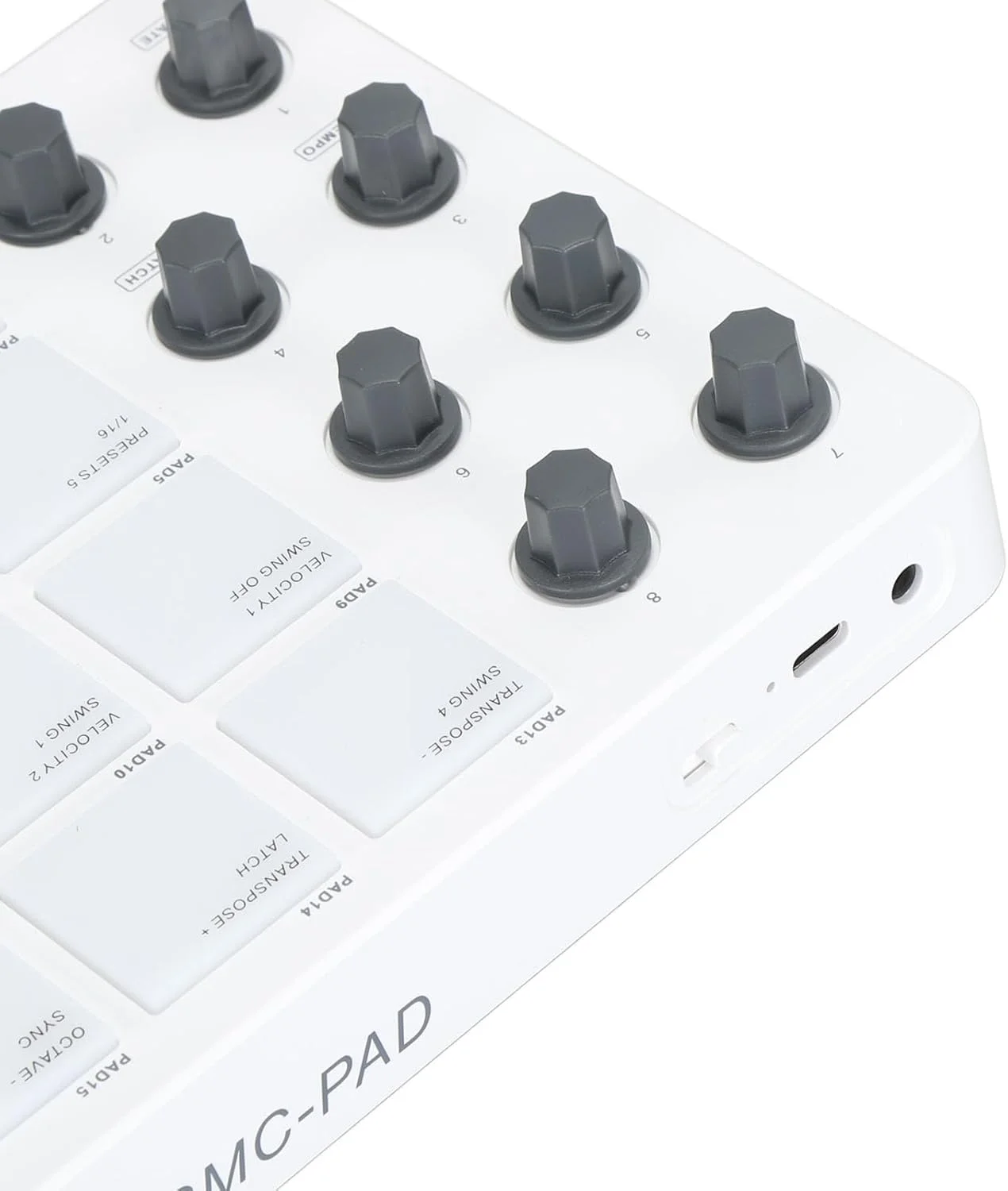 کنترلر MIDI بی‌سیم، 16 پد درام با نور پس‌زمینه RGB، کنترلر پد MIDI، دستگاه بیت‌ساز USB برای سیستم‌عامل ویندوز OS X IOS برای تولید موسیقی