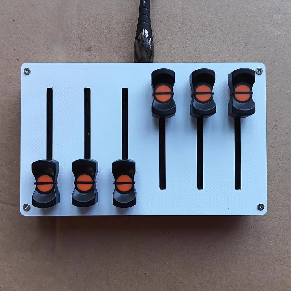 کنترلر فیدر MIDI 6 کاناله 45 میلیمتری Toplionace – نگاشت CC سفارشی USB برای نرمافزار DAW کنترلر فیدر MIDI 6 کاناله 45 میلیمتری Toplionace – نگاشت CC سفارشی USB برای نرمافزار DAW