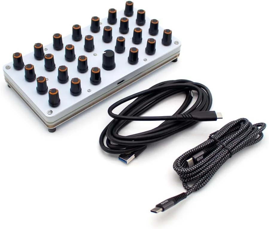 کنترلر MIDI تاپ‌لاینس با 27 دکمه و تخصیص CC سفارشی | رابط USB-C برای نرم‌افزار تولید موسیقی