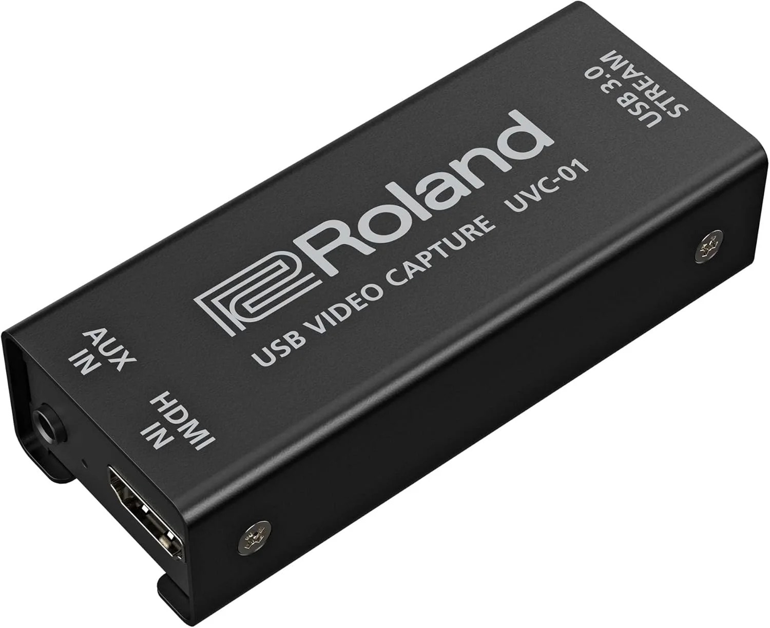 Roland UVC-01 USB Video Capture | اتصال آسان برای ضبط و پخش زنده روان | رمزگذار ویدئویی HDMI به USB 3.0 | کیفیت 1080p HD غیر فشرده با سرعت 60 فریم بر ثانیه | کنترل وب کم در مک و ویندوز