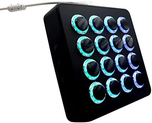 DJ TECHTOOLS Midi Fighter Spectra، مشکی - کنترلر DJ