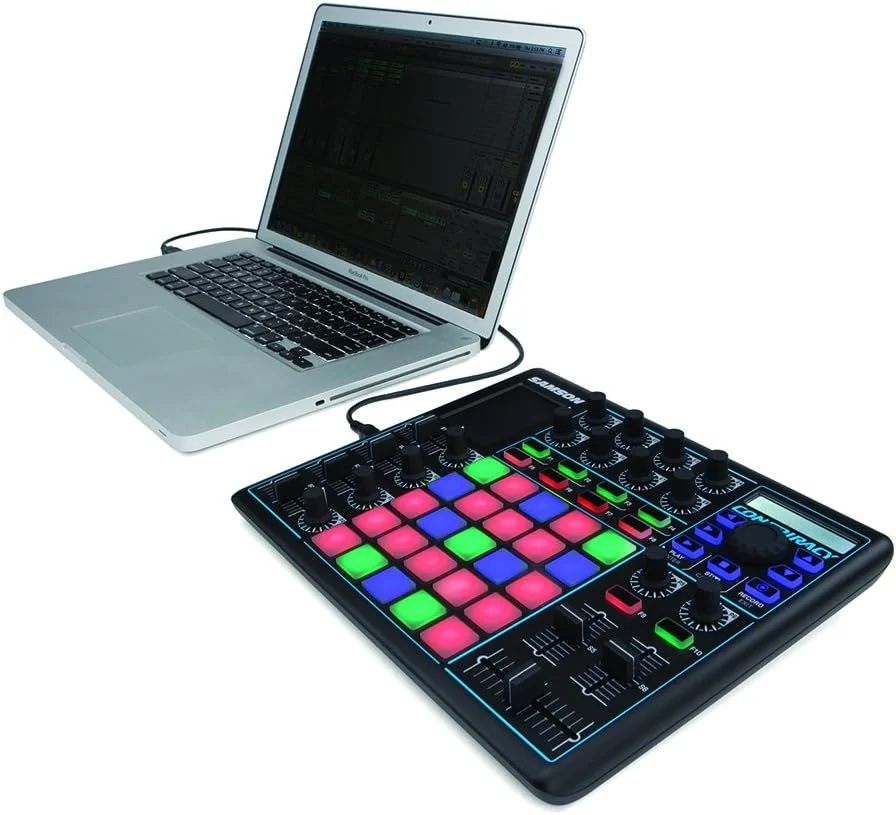 کنترلر دی‌جی Samson Conspiracy با 25 پد ماشه‌ای