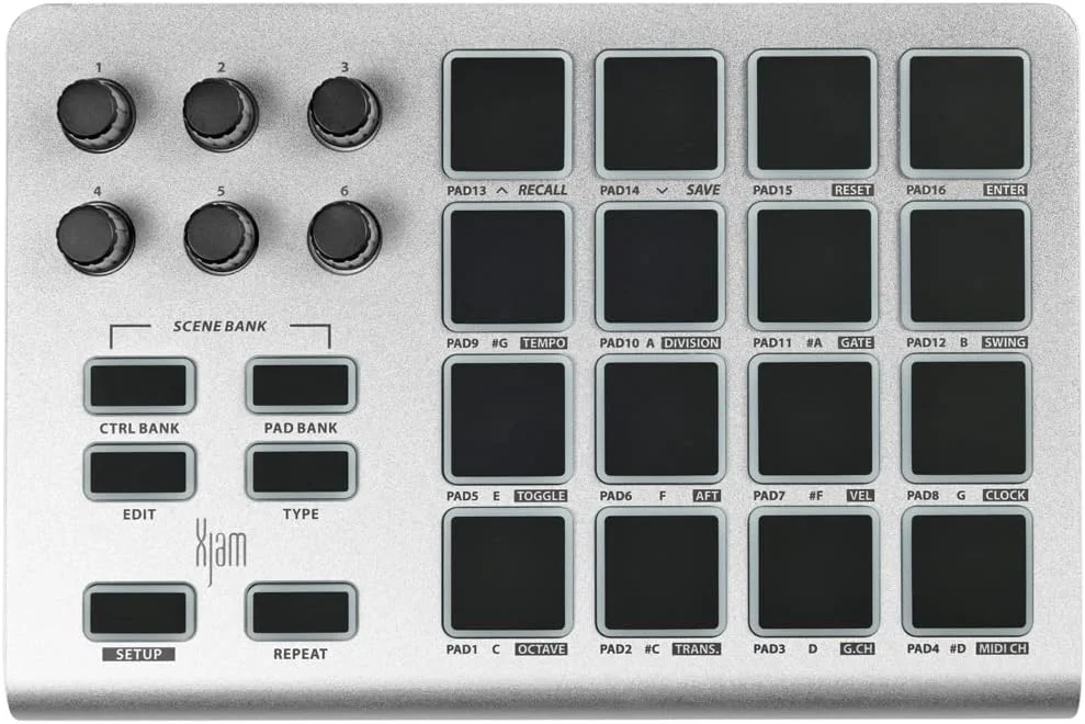 کنترلر پد قابل حمل Esi Xjam + دستمال میکروفایبر keepdrum