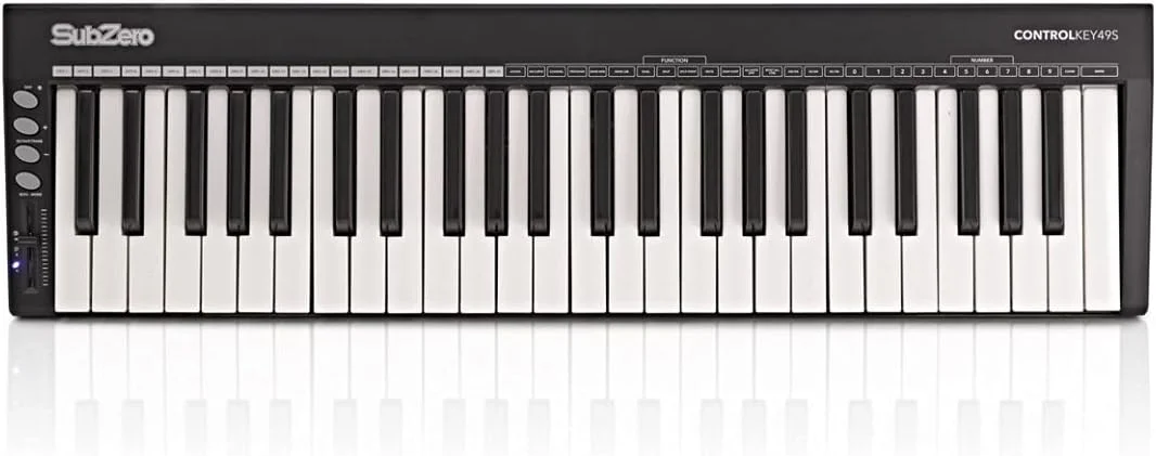 کیبورد کنترلر MIDI باریک و قابل حمل 49 کلیدی SubZero مدل SteuerungKey49S